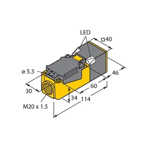 NI40U-CP40-VP4X2 | Turck Inductive Sensor