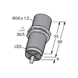BI10-M30-AZ3X | Turck Inductive Sensor